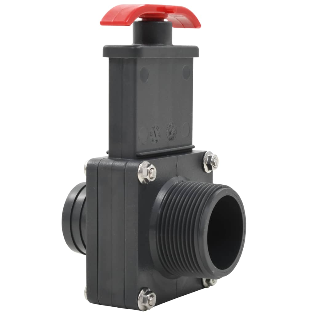 vidaXL Pool Gate Valve 2 pcs 1.5"