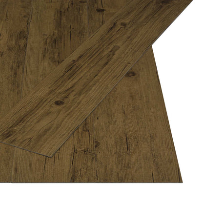 vidaXL Self-adhesive Flooring Plank 32 pcs Natural Brown 4.46 m² PVC