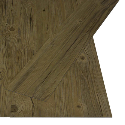 vidaXL Self-adhesive Flooring Plank Nature 32 pcs Brown 4.46 m² PVC