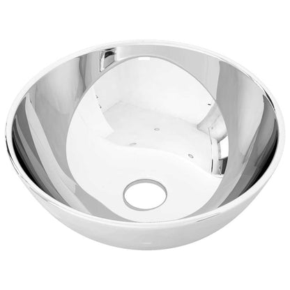 vidaXL Wash Basin 28x10 cm Ceramic Silver