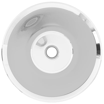 vidaXL Wash Basin 42x14 cm Ceramic Silver