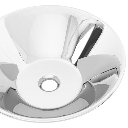 vidaXL Wash Basin 42x14 cm Ceramic Silver