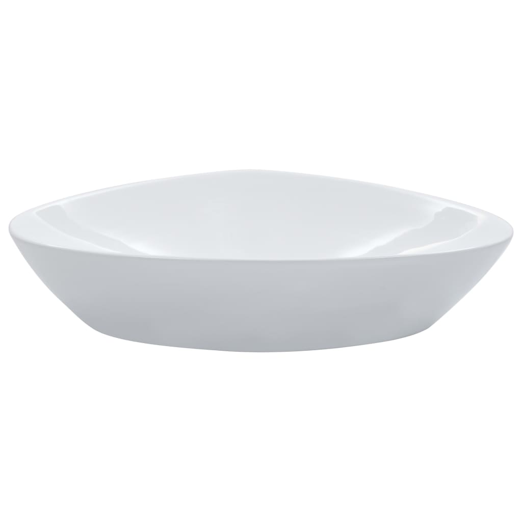 vidaXL Wash Basin 58.5x39x14 cm Ceramic White