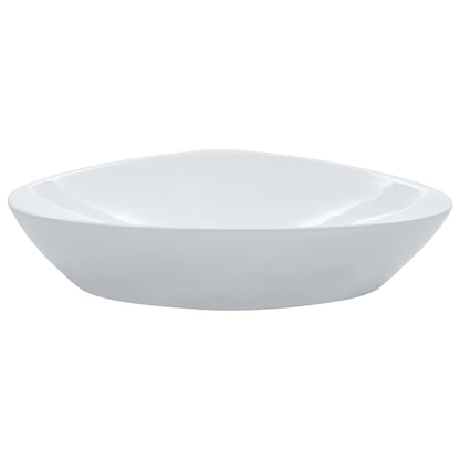 vidaXL Wash Basin 58.5x39x14 cm Ceramic White