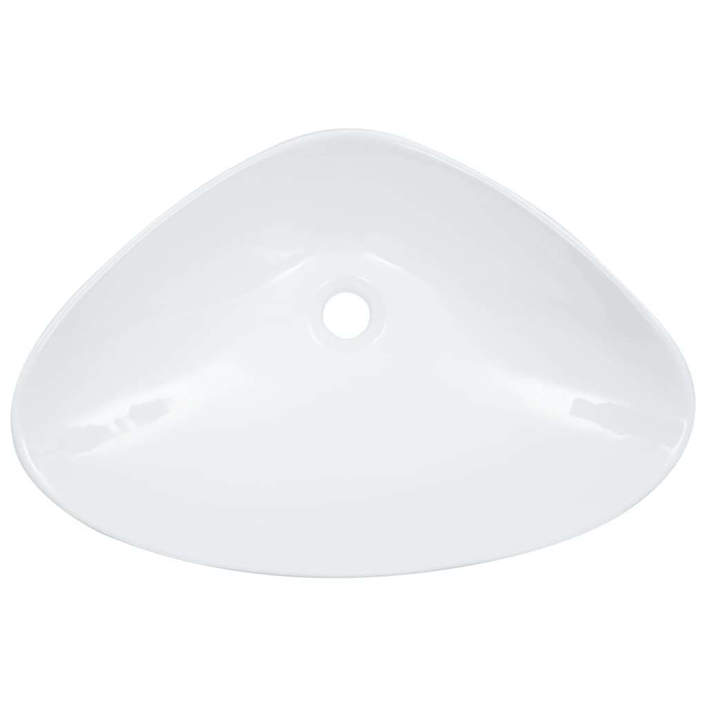 vidaXL Wash Basin 58.5x39x14 cm Ceramic White