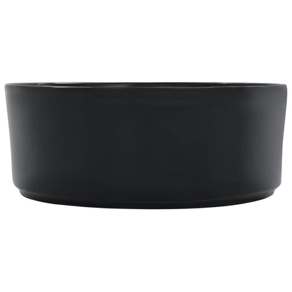 vidaXL Wash Basin 36x14 cm Ceramic Black