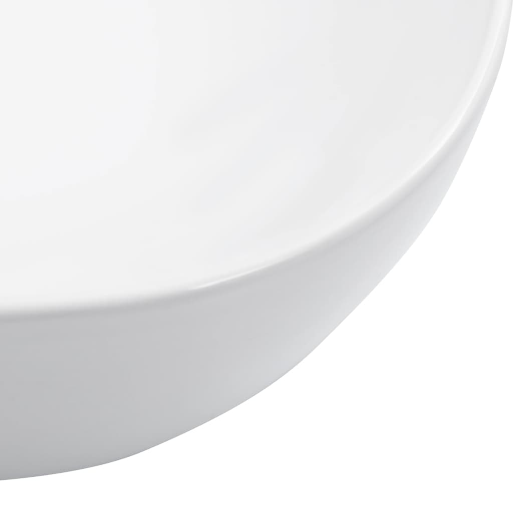 vidaXL Wash Basin 45.5x32x13 cm Ceramic White