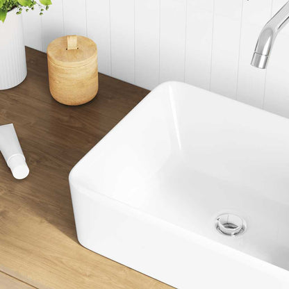 vidaXL Wash Basin 40x30x13 cm Ceramic White