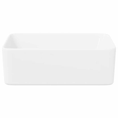 vidaXL Wash Basin 40x30x13 cm Ceramic White