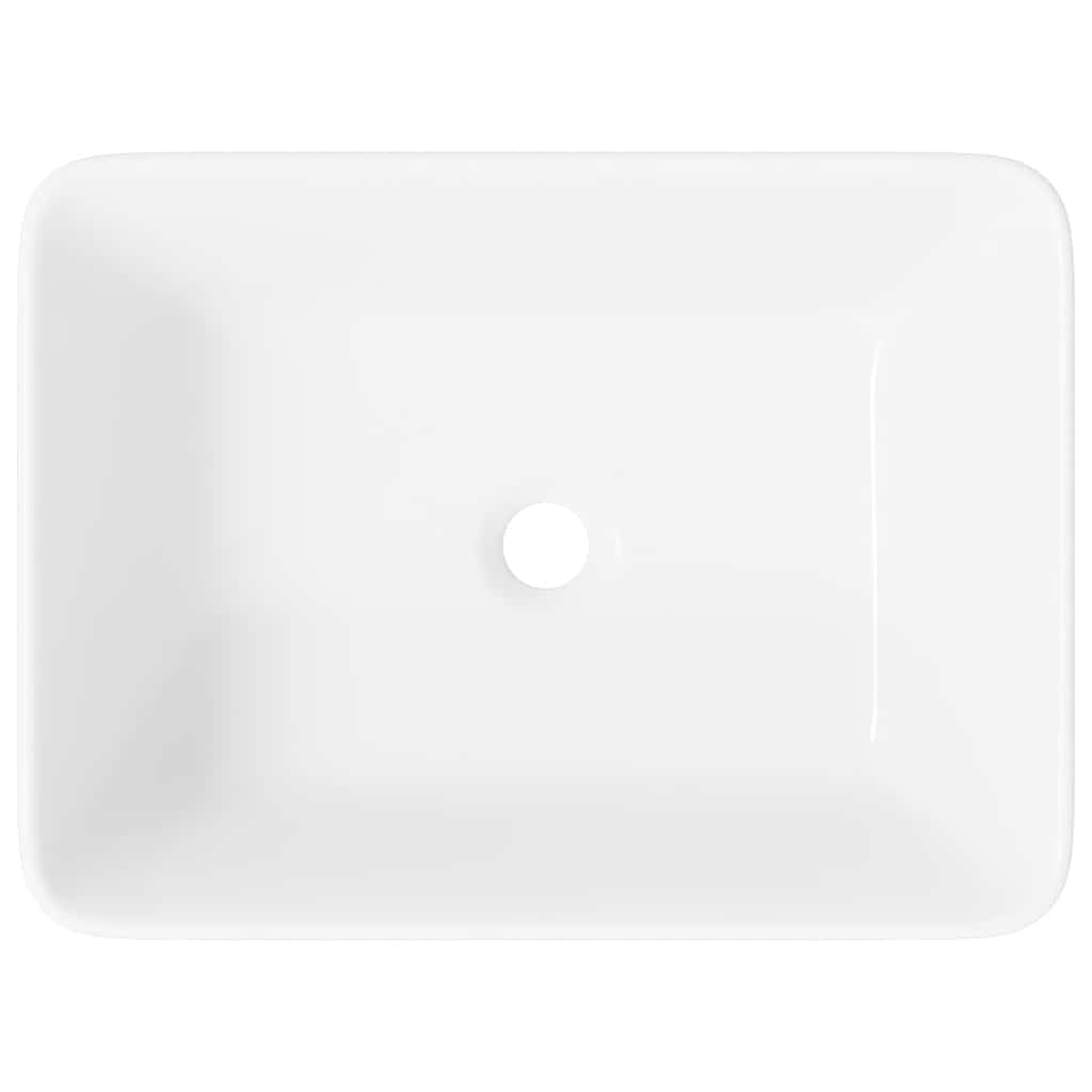 vidaXL Wash Basin 40x30x13 cm Ceramic White