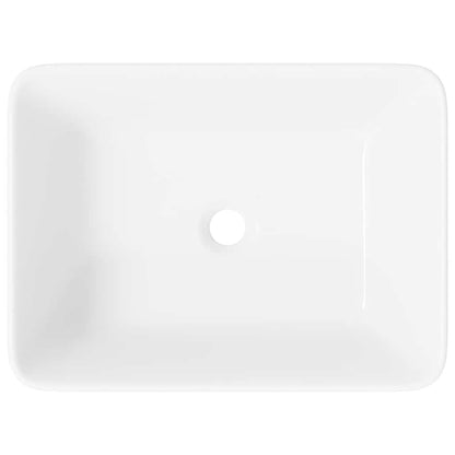 vidaXL Wash Basin 40x30x13 cm Ceramic White