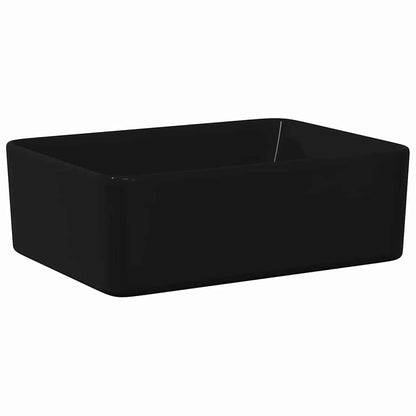 143920 vidaXL Wash Basin 40x30x13 cm Ceramic Black