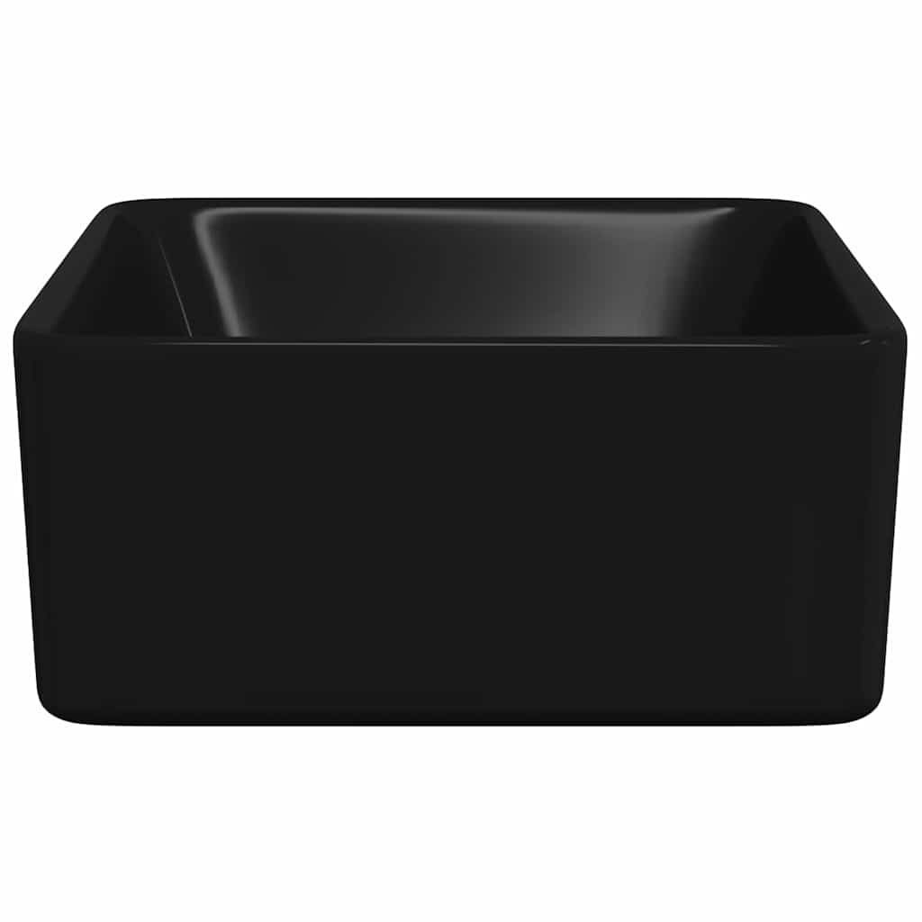 143920 vidaXL Wash Basin 40x30x13 cm Ceramic Black