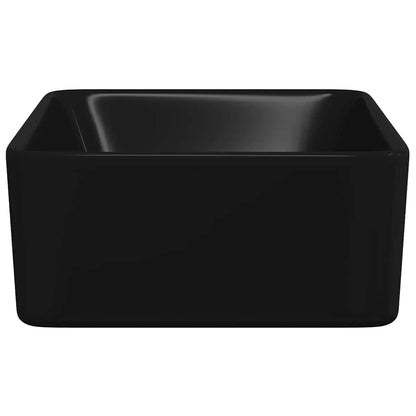 vidaXL Wash Basin 40x30x13 cm Ceramic Black