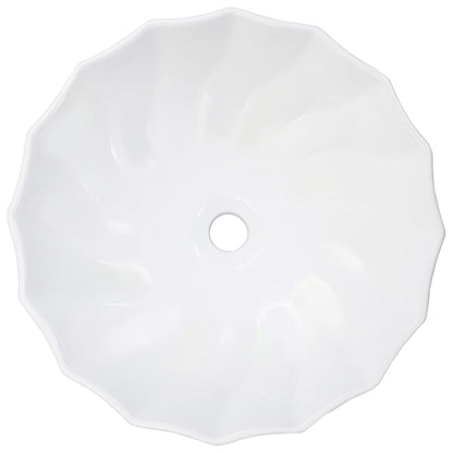 vidaXL Wash Basin 46x17 cm Ceramic White