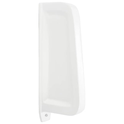 vidaXL Wall-mounted Urinal Privacy Screen Ceramic White