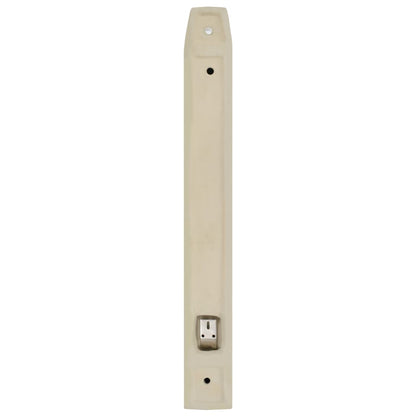 vidaXL Wall-mounted Urinal Privacy Screen Ceramic White