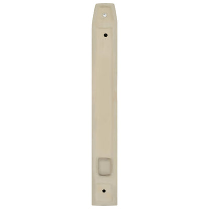 vidaXL Wall-mounted Urinal Privacy Screen Ceramic White
