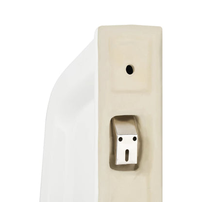 vidaXL Wall-mounted Urinal Privacy Screen Ceramic White