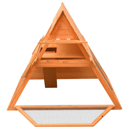 vidaXL Rabbit Hutch Solid Pine & Fir Wood 152x128x108 cm