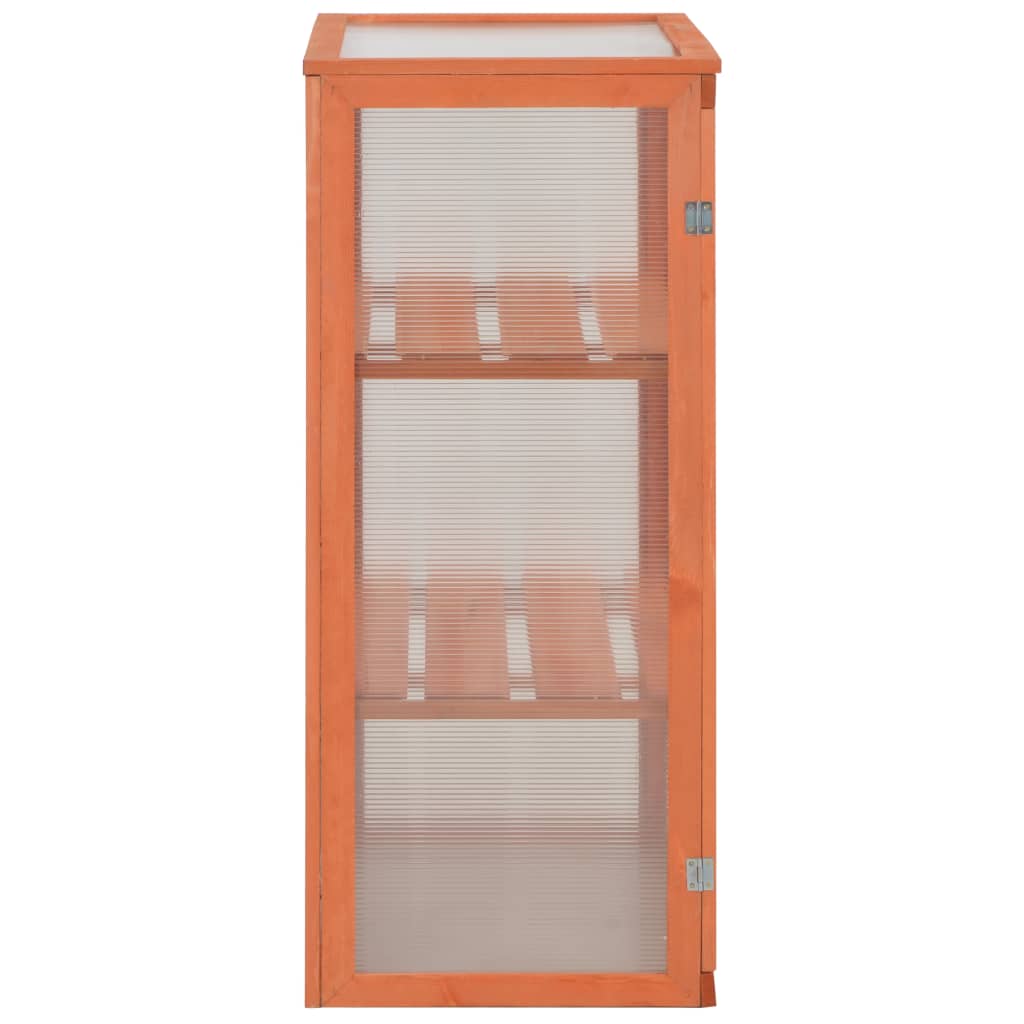 vidaXL Greenhouse Wood 75x47x109 cm