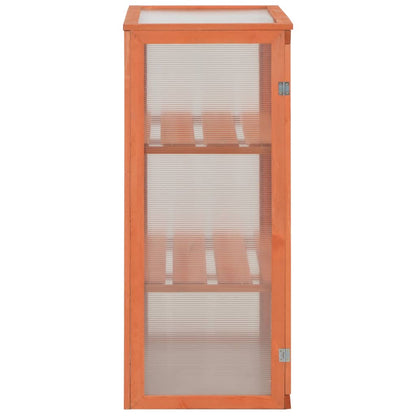 vidaXL Greenhouse Wood 75x47x109 cm