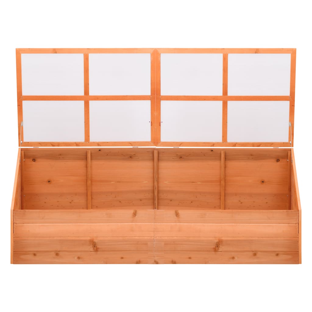 vidaXL Greenhouse Wood 180x57x62 cm