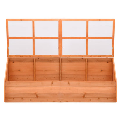 vidaXL Greenhouse Wood 180x57x62 cm