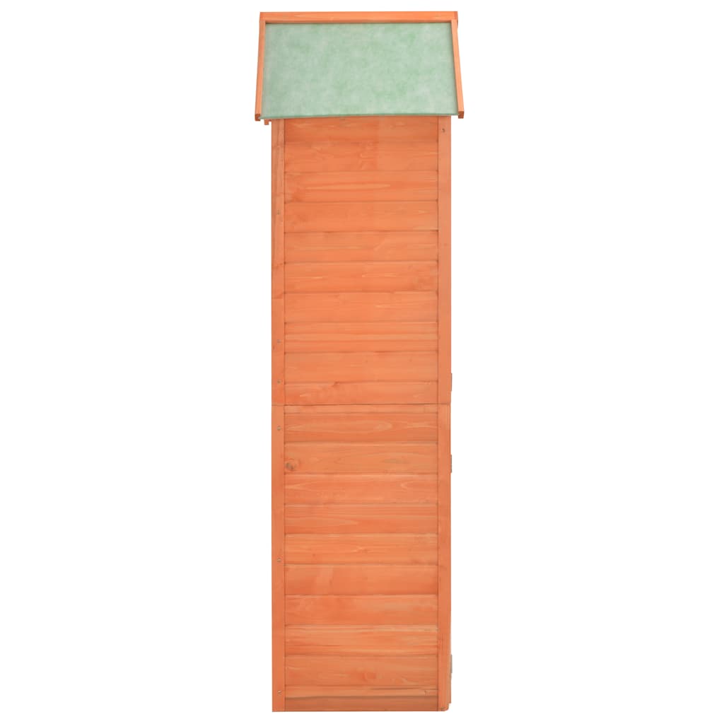 170649 vidaXL Garden Storage Shed 71x60x213 cm Wood