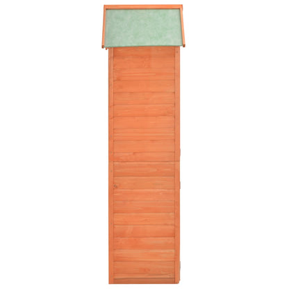 170649 vidaXL Garden Storage Shed 71x60x213 cm Wood