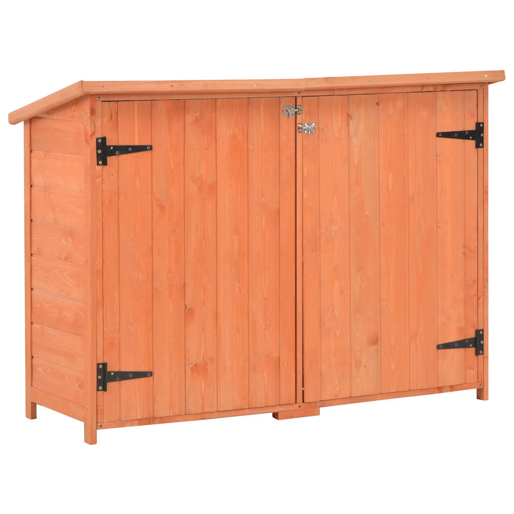 170650 vidaXL Garden Storage Shed 128x42x91 cm Wood