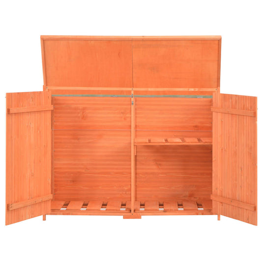 170650 vidaXL Garden Storage Shed 128x42x91 cm Wood