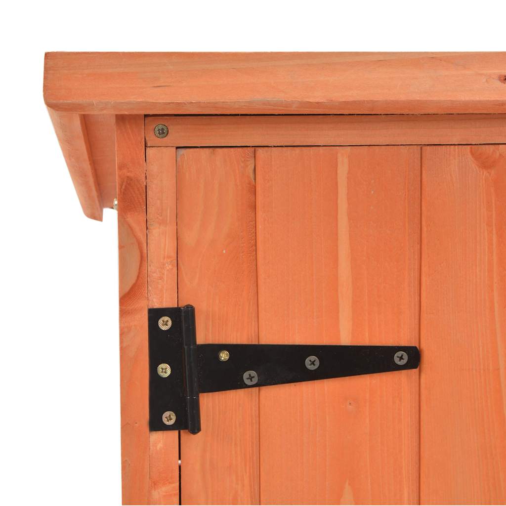 170650 vidaXL Garden Storage Shed 128x42x91 cm Wood