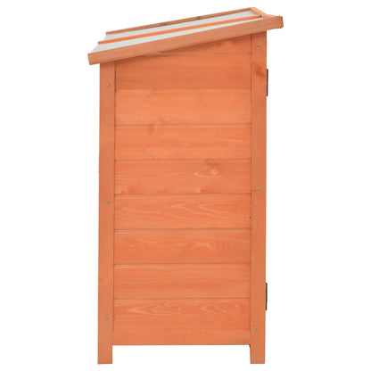 170650 vidaXL Garden Storage Shed 128x42x91 cm Wood
