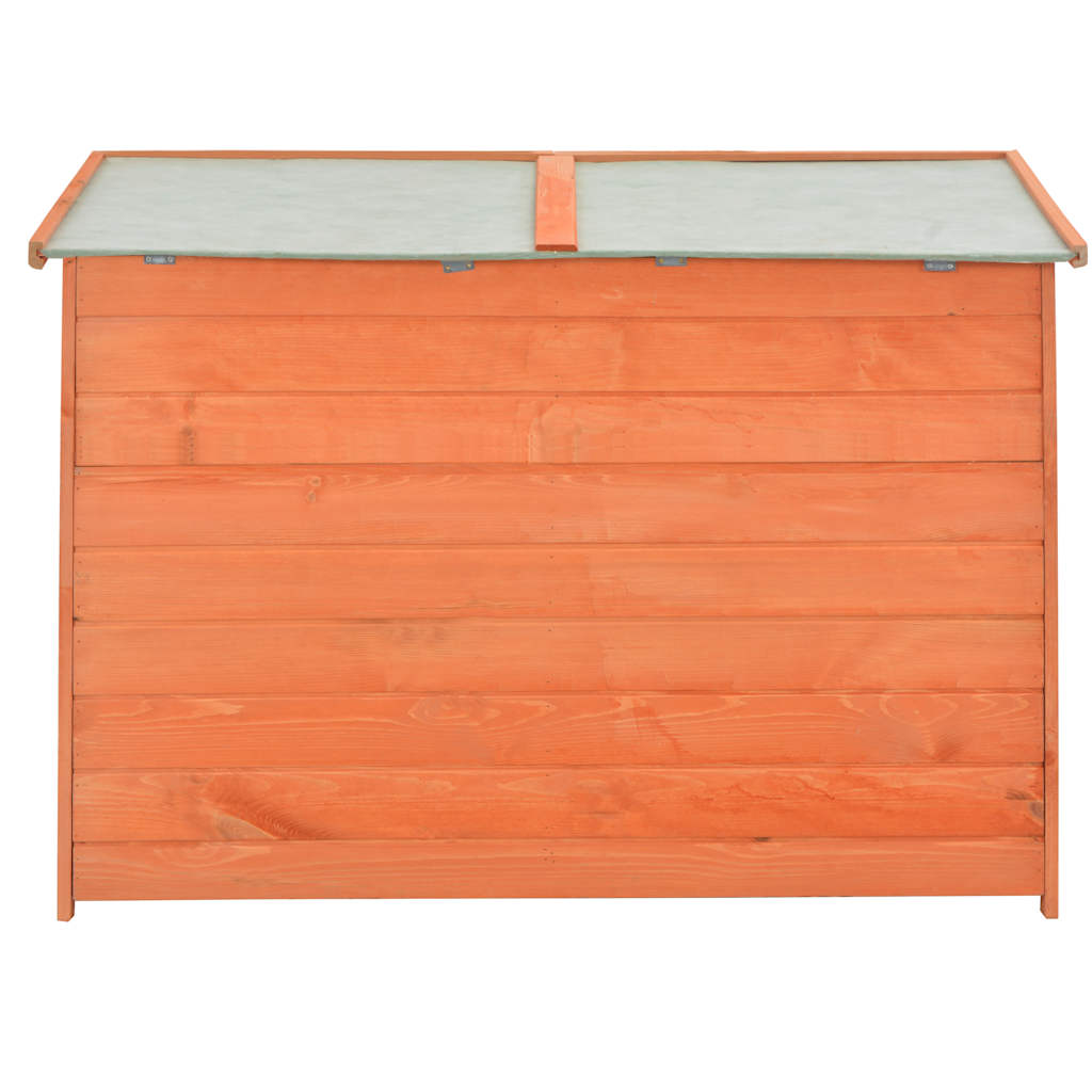 170650 vidaXL Garden Storage Shed 128x42x91 cm Wood