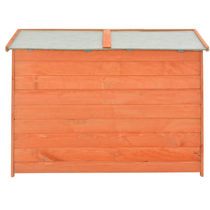 170650 vidaXL Garden Storage Shed 128x42x91 cm Wood