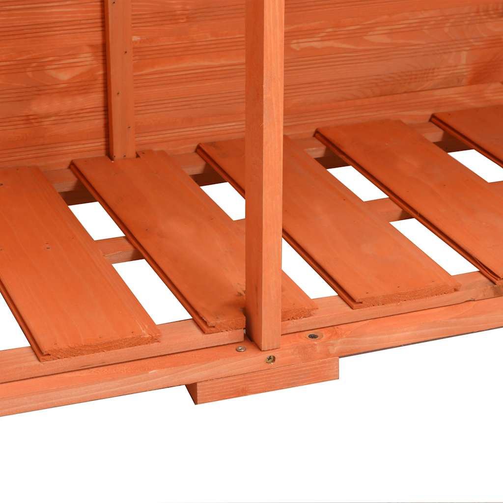 170650 vidaXL Garden Storage Shed 128x42x91 cm Wood