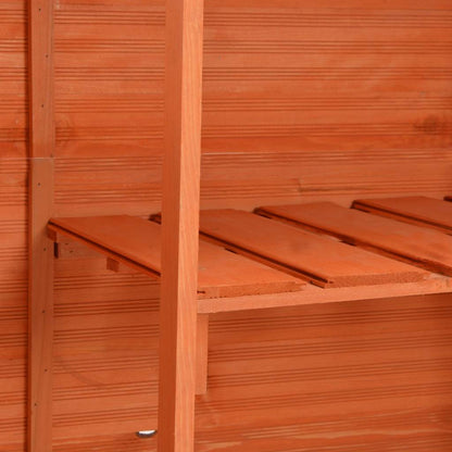 170650 vidaXL Garden Storage Shed 128x42x91 cm Wood