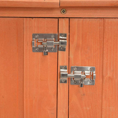 170650 vidaXL Garden Storage Shed 128x42x91 cm Wood