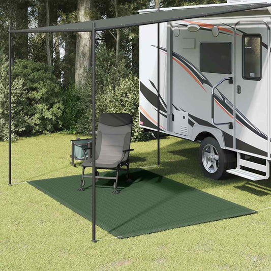 133637 vidaXL Tent Carpet 250x200 cm HDPE Green
