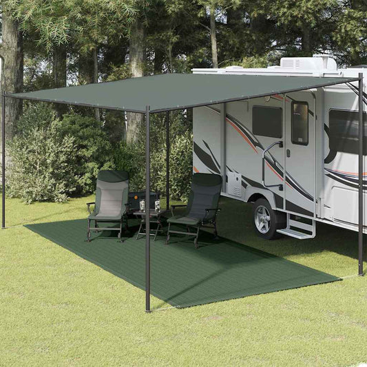 133641 vidaXL Tent Carpet 250x600 cm HDPE Green