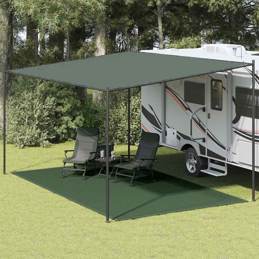 vidaXL Tent Carpet 300x600 cm HDPE Green