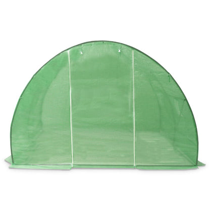 vidaXL Greenhouse | Green | PE mesh fabric, galvanised steel | Large