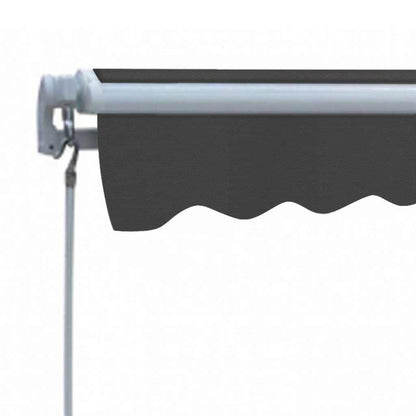 vidaXL Folding Awning Manual Operated 300 cm Anthracite