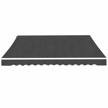 vidaXL Folding Awning Manual Operated 350 cm Anthracite