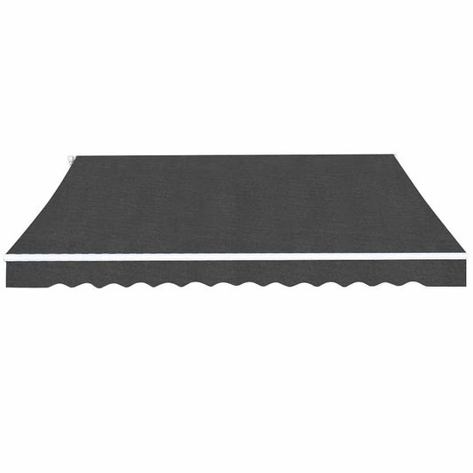 vidaXL Folding Awning Manual Operated 350 cm Anthracite