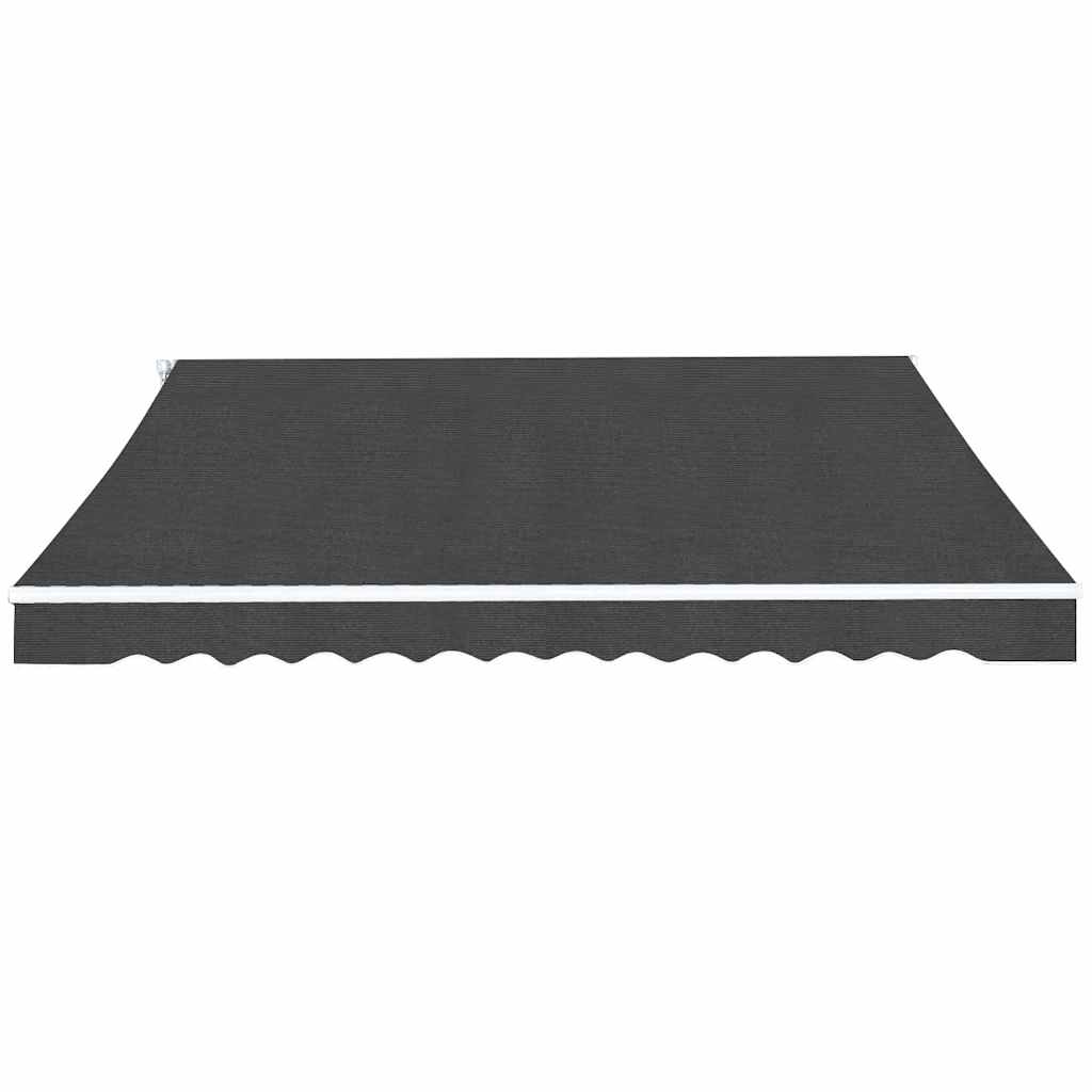 vidaXL Folding Awning Manual Operated 500 cm Anthracite