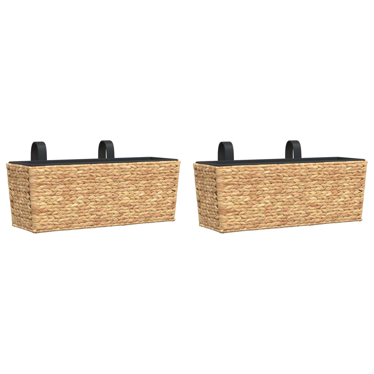 vidaXL Planters 2 pcs Water Hyacinth