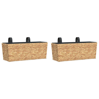 vidaXL Planters 2 pcs Water Hyacinth