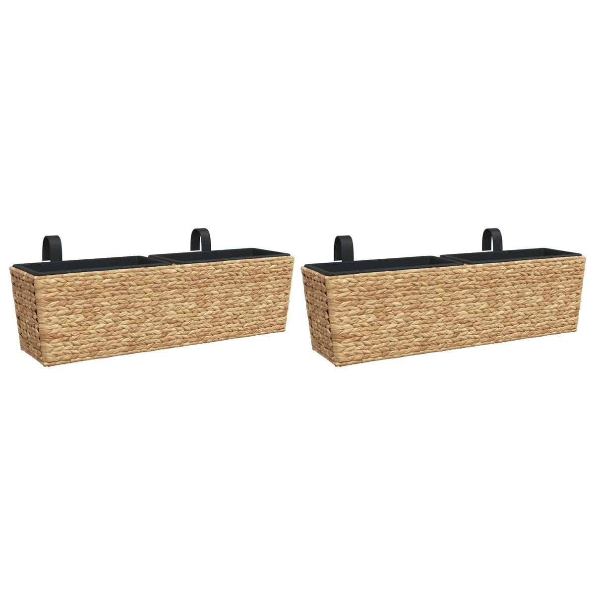 vidaXL Planters 2 pcs Water Hyacinth